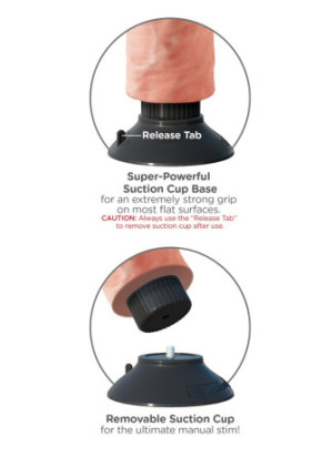 7" Vibrating Cock with Balls
